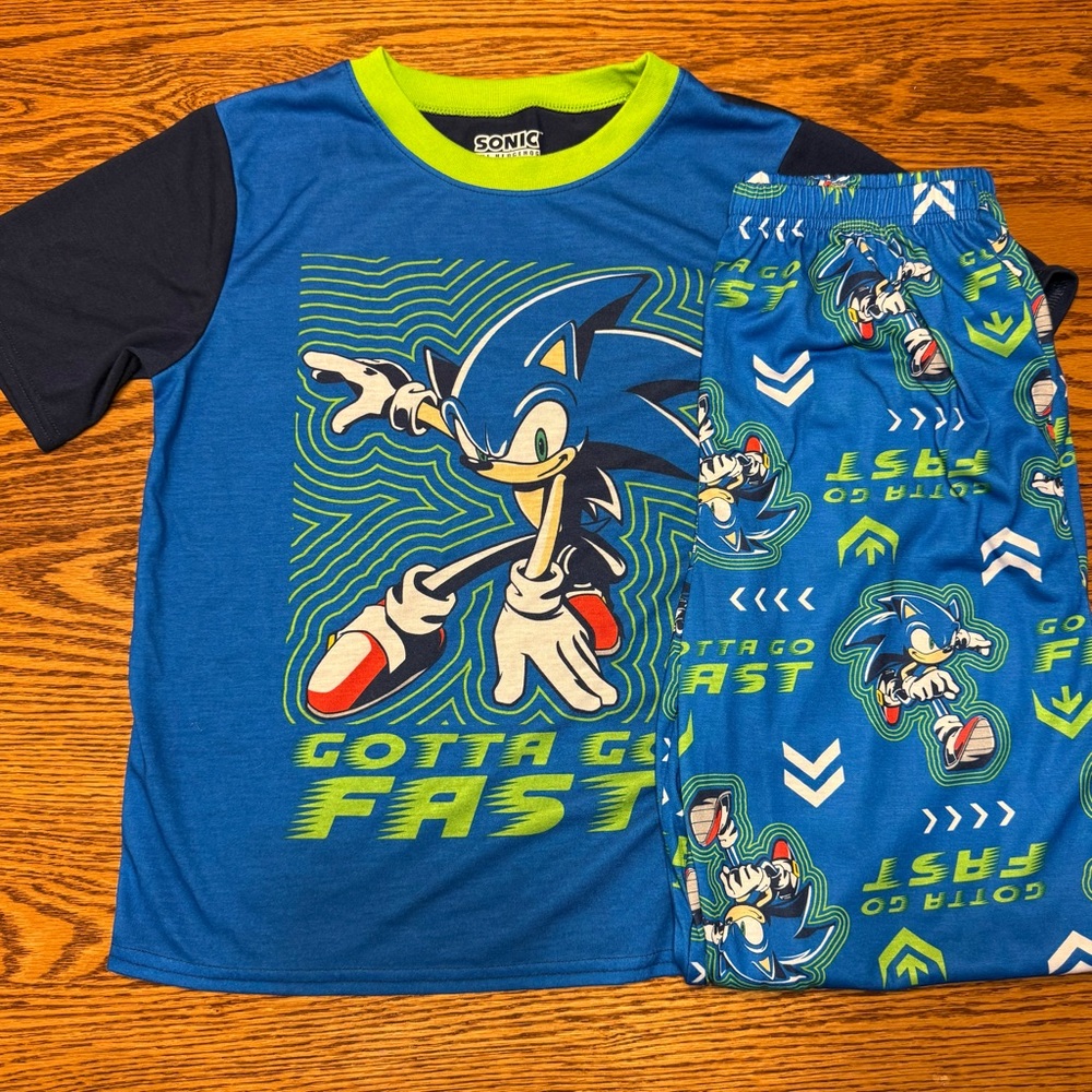 Sonic the Hedgehog Blue Pajama Set